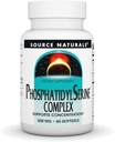 Source Naturals Phosphatidyl Serine Complex Stablilized Enzyme Supplement 500mg - 100% Pure - 60 Softgels