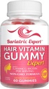 Bariatric Expert Hår Vitamin Gummies - Fast- Smeltning Kosttilskud til voksne Post Bariatric Kirurgi, Nutritionist Anbefalet, Essential Daily Formel for Optimal Wellness - 60 Greve
