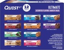 Quest Nutrition Ultimate Variety Pack Protein Bars, High Protein, Low Carb, Gluten Free, Keto Friendly, 12 Greve