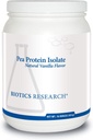 Bioteknik Forskning Pea Protein Isolate Natural Vanilla Flavored, blander nemt med vand eller juice, Premium Pea Protein, 21 gram Clean Protein per Servering 16 Ounces