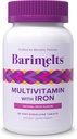 BariMelts Bariatric Multivitamin med jern, 60 Fast- Opløsning Tablets (1 - Måned Supply), Sugar- Free Bariatric Vitamin til kvinder, Natural Fruit Flavor
