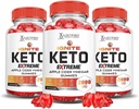 Justified Laboratories (3 Pack Ignite Keto ACV Gummies Extreme 2000MG Advanced Ignite Keto Gummies Apple Cider Vinegar Formulated with Pomegranate Beet Juice Powder B12 Vegan Non GMO 180 Gummys