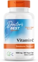 Doctor 's Best Vitamin C med Q- C, Immunstøtte, Non- GMO, Gluten Free, Soy Free, Vegan 360 Veggie Caps