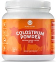 Pure Velvet Colostrum Powder for Gut Health, Bloating, Hair Growth, Immune Support, Bovine Cow Sourced Colostrum Protein, Lactoferrin Supplement, Contains Dairy with Immunoglobulins (IgG) (10 Ounce)