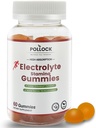 Elektrolyte Gummies for atleter - Orange Flavor, 60 Gummies for Electrolyte Replenison, Forbedret Endurance & Musse Cramp Prevention, 2 Gummies per Serving