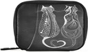 Naanle Vintage Cats 7-Day Pill Case Travel Pill Organizer Bag with Zipper Portable Weekly Case My Pills Case Compact Size for Vitamin Supplement Holder