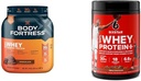 Body Fortress 100% Whey Protein Powder Chocolate 1.78lbs & Six Star Whey Protein Plus Chocolate Whey Isolere Protein Powder 1.8 lbs