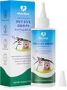 Pet Eye Drops, Gentle & Safe Dog Eye Drop for Infektion, Relieve Eyes Kløe & Irritation, Fjern tåre hænder, Sikker for alle dyr, 4.06oz, 120ml