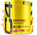 Cellucor C4 Ripped Pre Workout Powder Fruit Punch - Creatine Free + Sugar Free Preworkout Energy Supplement for Men & Women - 150mg Caffeine + Beta Alanine + Weight Loss - 30 Servings