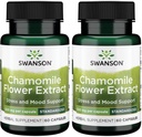 Swanson Chamomile Flower Extract 500 Milligrams Standardized to 1.2% Apigenin 6 mg per Capsule 60 Capsules (2 Pack)