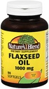Nature's Blend Flaxseed Oil 1000mg Gelcaps 90 Ct