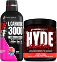 PROSUPPS L- Carnitin 3000 Stimulant Free Liquid Shots (Berry) og Mr. Hyde Signature Series Pre- Workout Energy Poweded Drink (Fruit Punch) Bundle