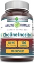 Amazing Formulas Cholin & Inositol 500 Mg Supplement Note 124; Kapsler Note 124; Non- GMO
