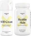 Bundle: • Superoxid Dismutase Facial Cream og sund hud Anti- Aging supplement