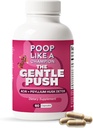 Poop Ligesom en Champion Forstoppelse Relief Kapsler - Acai, Psyllium Husk, Ginger Root, Chlorella, Prebiotic Blend, 60 Kapsler, Understøtter tarmbevægelse, fremmer Gut Health Supplement
