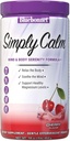 Bluebonnet Nutrition Simply Calm Powder, for rolig *, Muskelkramper *, Stress Relief *, Non-GMO, Vegan, Kosher Certified, Gluten- Free, Soy- Free, Dairy- Free, 16 oz, 82 Servere, Cherry Flavor