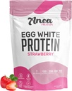 Anea Egg White Protein Powder (124; 25g Protein Medicine Free) 124; Dairy Free Medicine 124; Gluten Free Medical 124; Fat Free Medical 124; Aminoacid Medical Value (1,5 Pund (Pack of 1)) (1,5 Pund (Pack of 1), Strawberry)