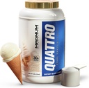 QUATTRO Magnum Nutracatic Whey Protein Powder, Vanilla Soft Serve Ice 2lb - Premium Protein Isolate Blend for muskel vækst og inddrivelse