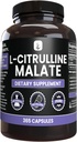 PURE ORIGINAL INGREDIENSER L- Citrullin DL- malat 2: 1 (365 kapsler) Ingen Magnesium eller ris fyldstoffer, altid ren, Lab Verified