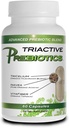 Prebiotiske kapsler til kvinder & mænd - Organic Prebiotics Supplement med Acacia Fiber, VitaFiber, Tricelium Mushroom Blend - Prebiotic Fiber Supplement for Gut Health, fordøjelse & mikrobiome Support