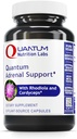 Quantum Nutrition Labs Quantum Adrenal Support - Adrenal Health Support Support, Support for Træthed og fremme Calmness, Adrenal Gland Vitaminer, Rhodiola Rosea, Økologisk - 60 Veganske Kapsler