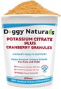 Potassium Citrate Plus Cranberry Granules 300gm for Cats and Dogs - Urinary Tract Support-Helps Deter Formation of Calcium Oxalate Stones - Deters Bladder & Kidney Stones (Made in U.S.A)