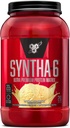 BSN SYNTHA- 6 Whey Protein Powder, Vanilla Milk Isolate Protein Powder med Micellar Casein, Ice Cream, 28 Servere (Pakke Maj Vary)