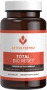 AKTIVATEDOU Total Bio Reset- Detox Formel for cleaning & Flushing fordøjelsessystem for strålende hud & Vedvarende energi w / Chlorella, Kiwi Frugt, og Mælkebøtte Rod (60 kapsler)