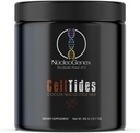CellTides Cocoa Flavor - Nukleotide- baseret næringstilskud for forbedret cellular sundhed - understøtter fordøjelsessundhed, næringsstof Absorption, og mikroflora vækst - Net Wt. 302g