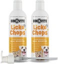 Dinovite Likochops til hund & kat supplement forbedret med Omega- 6, 3 fedtsyrer, Probiotika og E-vitamin, 16 oz med pumpe