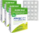 Boiron AllergyCall tabletter 180 Greve, Relief fra Allergier og Hay Fever Symptomer på nysen, Runny Næse, og Itchy øjne eller hals, Allergy Calm Tabs (Tidligere RhinAllergy) (pakke med 3 60ct bokse)