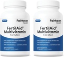 Fairhaven sundhed Fertilitet for mænd Fertilitet Kosttilskud til mænd to måneder Supply 124; Greve, Motilitet Support Pre- Conception for ham 124; Mand Fertilitet Support Inkluderer L- carnitin, Zink124; 2 flasker