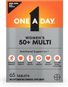 One A Day Multivitamin for Women 50 and Over Tablets, Womens Multivitamin 50 plus med Vitamin D, C, E, Zink & Biotin, Daily Vitamin for Woman 50 +, 65 Ct
