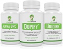 Dopamin support supplement parret med Alpha GPC og Uridin - Neuro Boost Duo