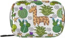 Cactus Giraf Turtle Pill Box 7 Day Pill Case Rejser Pill Organizer Bag med lynlås Portable ugentlige sag Kompakt størrelse for Vitamin Supplement Holder