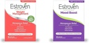 Estroven Weight Management for Menopause Relief - 30 Ct. & Mood Boost for Menopause Relief - 30 Ct. - Clinically Proven Ingredients