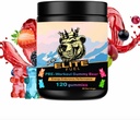 Pre Workout Gummies Elite Fuel - Endeløs energi, Instant Strength Gain, Intensive Pump, Forbedret energiproduktion og forbedret atletisk ydeevne, Endurance Performance