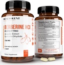 Premium Berberine HCL 730mg - 120 VCAPS Perfect Trio Complex med non-GMO Jiaogulan & Quercetin