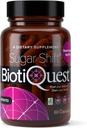 BiotiQuest Sugar Shift Probiotika til støtte mod pathogener og beskytte dit immunsystem, 22 milliarder CFU, non-GMO, og Gluten Free, 60 kapsler