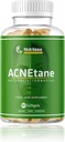 ACNETANE - Alle naturlige vitamintilskud til behandling af Acne, 90 Veggie Softels (Treats Hormonal, Puberty, & Cystic Acne Internally)