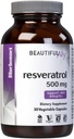 Bluebonnet Nutrition Smuk Ally Resveratrol 500mg, Beskyt hud integritet *, Non- GMO, Vegan, Gluten- fri, Soy- fri, Dairy- fri, 30 Vegetabilske kapsler, 30 Servering