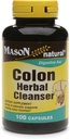 MASON NATURAL Herbal Colon Cleanser, 300 Day Supply, Dietary Supplement Supports Digestive Health with Soluble Fibers, Probiotics & Herbs, 3 Pack