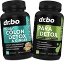 Colon Cleanser Detox & Intestinal Supplement - 15 dag Colon Cleanse piller med ingefær, ormwood, sort valnød, Cloves Complex - tarmbevægelse Kosttilskud til Mave Bloating Gut Losning Support