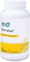 Klaire Labs SFI Health Serralase - Vegetarian Proteolytic Enzyme Blend with Serratia Peptidase & Bromelain for Digestion, Sourced from Papaya & Pineapple, Hypoallergenic (90 Enteric Coated Tablets)