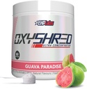 EHP Labs Oxyshred Pre Workout Powder & Shredding Supplement - Preworkout Powder with L Glutamin & Acetyl L Carnitin, Energy Boost Drink - Guava Paradise, 60 Serveringer