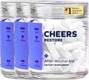 Cheers Restore | Supplement with DHM + L-Cysteine | Feel Better After Drinking & Support Your Liver | 36 Doses | Dihydromyricetin, Cysteine, Milk Thistle, Prickly Pear, B-Vitamins, Ginger