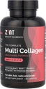 Zint Multi Collagen Pills - Collagen Supplements for Hair, Skin, Nails & Joint Health - Hydrolyzed Collagen Supplement with Type I, II, III, V, X Collagen Peptides, 90 Count