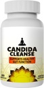 Candida Cleanse - Gut & Colon Support - 60 kapsler - Natural Herbal Formel for mænd og kvinder - Intestinal Detox & Anti Gær Support med Oregano Leaf, Wormwood, Black Walnut, Captac Acid