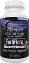 Purina Pro Plan Veterinary Supplements FortiFlora Chewable Dog Probiotic Supplement Tablets 45 ct. Canister
