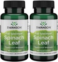 Swanson Full Spectrum Spinach Leaf 400 Milligrams 90 Veg Capsules (2 Pack)